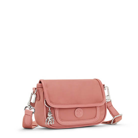 Kipling Inaki Small Crossbody Bag Handbag Almost Rose | AU 1271QM